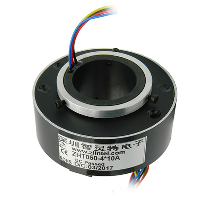 Precious Metal: China Supplier ISO9001 Gold-Gold Through Hole Slip Rings Turning Electrical Contacts For Stranding Machine Carbon Brush Slip Ring