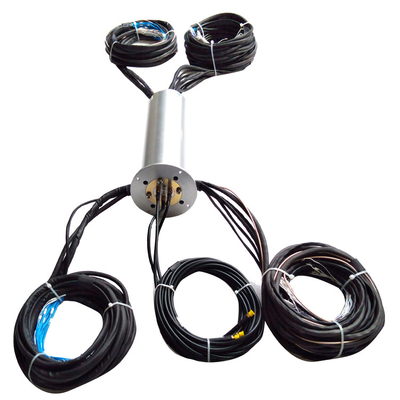 3 Channel Fiber Optic Rotary Joint Gold-Gold Slip Ring