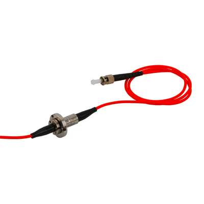 Stainess IP68 Steel Fiber Optic Slip Ring Rotary Joint With 2000 RPM Working Speeds, For Harsh Working Environments
